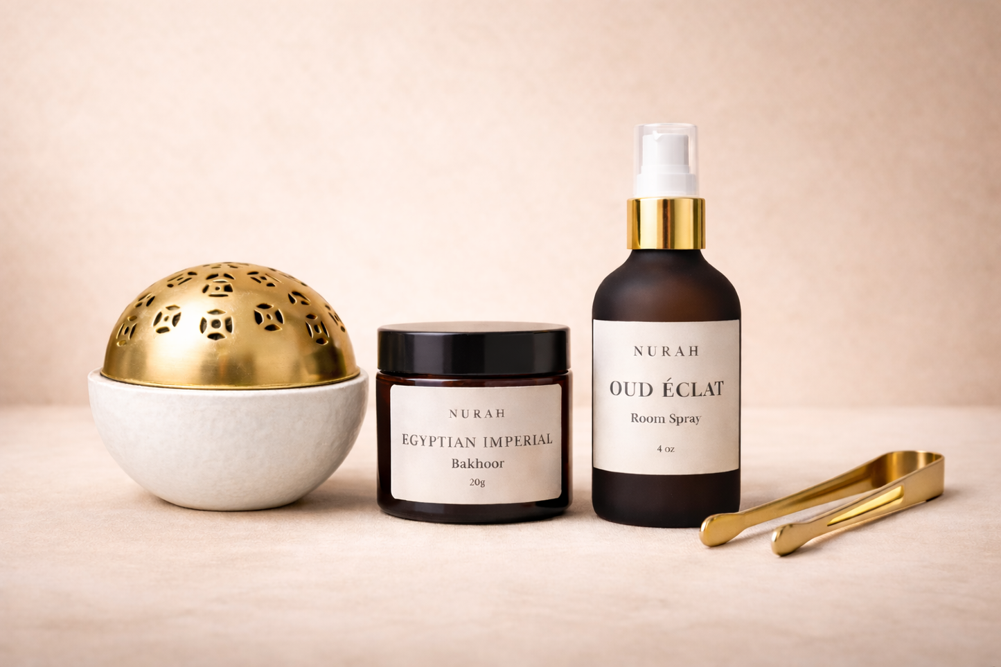 The Nurah Arabian Home Fragrance Set - 4 piece set